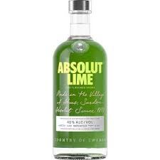 VODKA ABSOLUT VODKA LIME 750mL