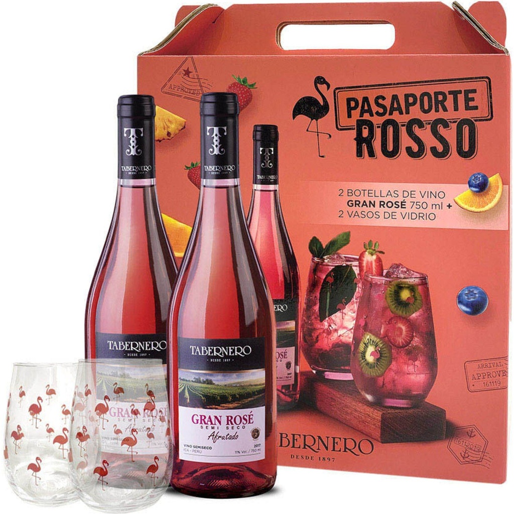 PACK Vino Pasaporte Rosso Rosé 750mL