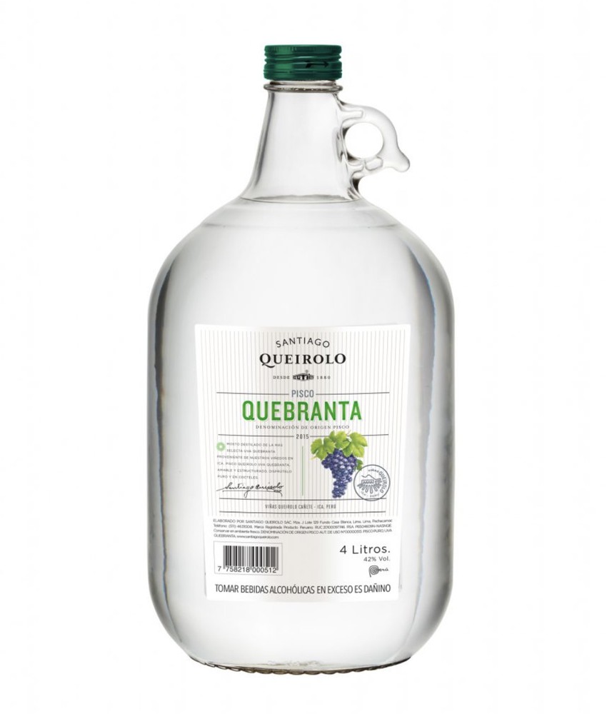 PISCO SANTIAGO QUEIROLO QUEBRANTA 4L