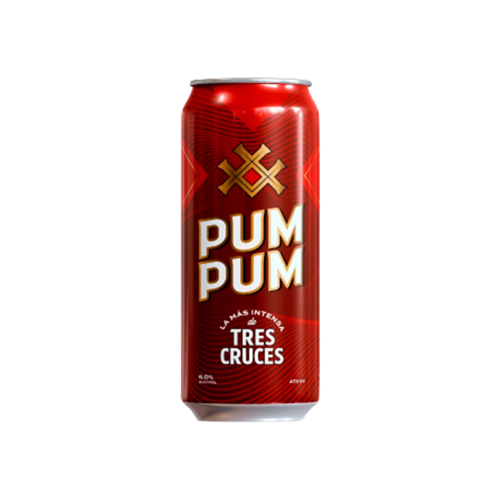 CERVEZA TRES CRUCES PUMPUM UN 473ML 