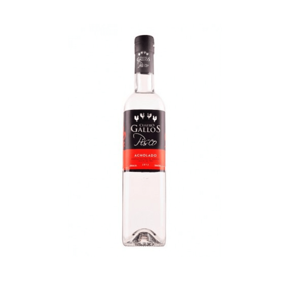 PISCO 4 GALLOS ACHOLADO 700mL